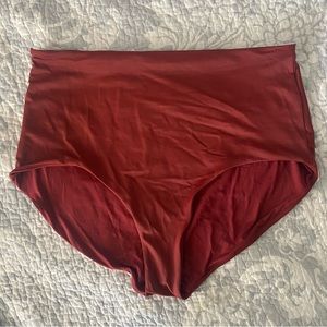 Andie Swim The High Waisted Bottom in Truffle size XL